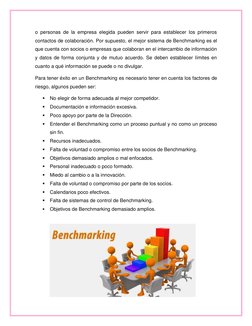 o personas de la empresa elegida pueden servir para establecer los primeros 
contactos de colaboración. Por supuesto, el mejo