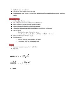 Introduction to Psychological Statistics | PDF | Level Of Measurement ...