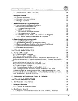 Gobierno Municipal de Solidaridad, Q.R.  
Programa de Desarrollo Urbano del Centro de Población de Tulum 2006-2030 
 
 
2