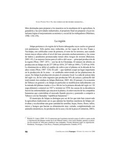 GLORIA PEDRERO NIETO • LA VIDA COTIDIANA DE TRES MUJERES TABASQUEÑAS…
90
Contribuciones desde Coatepec • NÚMERO 14, ENERO-JUN