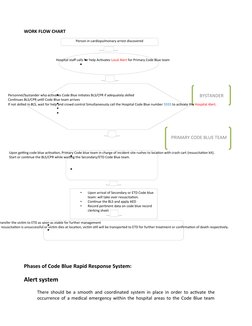 Hospital staff calls for help Activates Local Alert for Primary Code Blue team
Personnel/bystander who activates Code Blue in