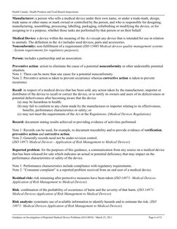 Health Canada / Health Products and Food Branch Inspectorate
 
 
Guidance on Investigation of Reported Medical Device Problem