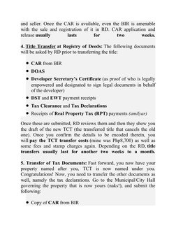 Tct Lot Example TCT Transfer and Annotation Guide | PDF | Receipt | Taxes