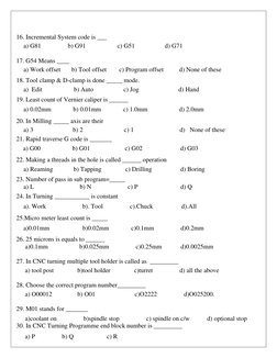 CNC Exam Questions and Answers Guide | PDF | Numerical Control ...