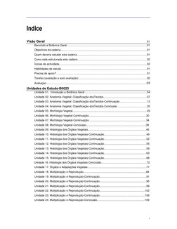 v
 
Indice 
 
Visão Geral 
01 
Benvindo a Botânica Ge