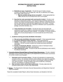 Information Security Incident Report Template | PDF | Information ...