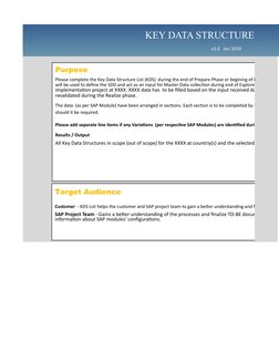 Key Data Structure List for SAP MM | PDF | Business | Computing
