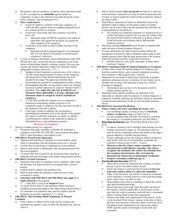 o
Recognizes a special conspiracy exception, where statements made
by one co-conspirator are admissible against another co-
c