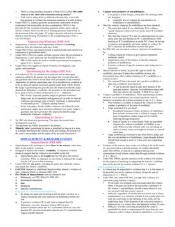 o
There is a long-standing exception to Rule 611(c) called “the child
witness or the adult with communication problems”
o
Tri