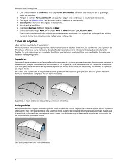 Rhinoceros Level 1 Training Guide
1.
Cree una carpeta en el Escritorio o en la carpeta Mis documentos, o bien en otra ubicaci