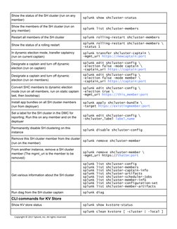 Splunk CLI Useful Commands Cheatsheet | PDF | Command Line Interface ...