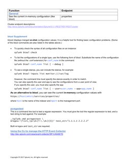 Splunk CLI Useful Commands Cheatsheet | PDF | Command Line Interface ...