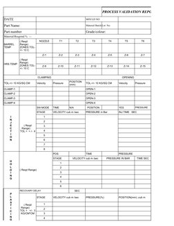 Process Validation Report Template | PDF | Unrest