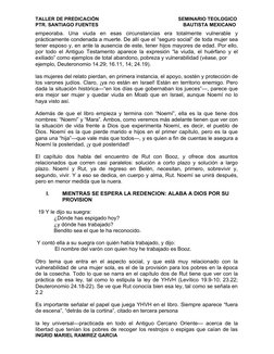 Bosquejo De Rut Bosquejo Ruth | PDF | Noemí (figura bíblica) | Libro de rut