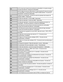 543
(O) El circuito del monitor de la bomba de combustible no muestra energía - 
Circuitos de potencia / bomba de combustible