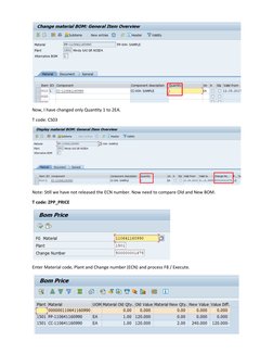 ECN Process and Tcodes in SAP | PDF