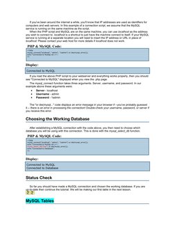 If you've been around the internet a while, you'll know that IP addresses are used as identifiers for 
computers and web serv