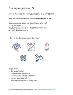 A2 Key - Speaking Part 2 PDF | PDF