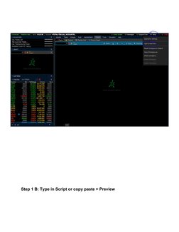 ThinkOrSwim Script Setup Guide | PDF