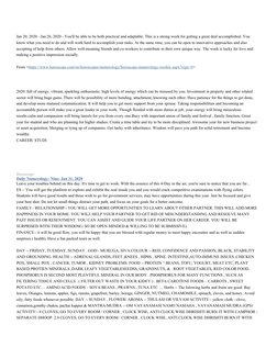 Jan 20, 2020 - Jan 26, 2020 - You'll be able to be both practical and adaptable. This is a strong week for getting a great de