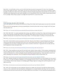 March 2020 - As a nine life path, you want to save the world, but this month, focus more on saving yourself. Let’s face it, y