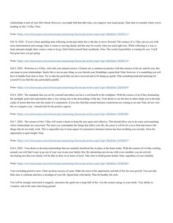relationships is part of your life's blood. However, you might find that after time, you outgrow your usual group. Take time