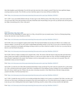 these help strengthen a good relationship. If you feel the need, take some time in the evening by yourself if there have been