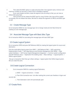IDoc Configuration Steps in SAP | PDF | Electronic Data Interchange ...