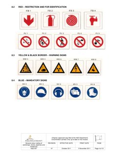 Health & Safety Colour Coding Guide | PDF | Occupational Safety And ...