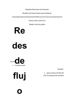 República Bolivariana de Venezuela
Ministerio del Poder Popular para la Defensa
Universidad Nacional Experimental Politécnica