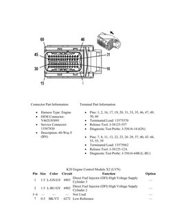 K20 Engine Control Module Wiring Guide | PDF | Fuel Injection | Throttle