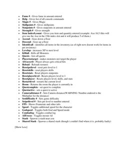 Torchlight II Cheat Codes Guide | PDF | Cheating In Video Games | Leisure