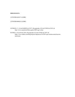 BIBLIOGRAFIA 
[ CITATION GUS17 \l 12298 ]
[ CITATION RAN16 \l 12298 ]
GUSMAN, C. (14 de MARZO de 2017). Recuperado el 26 de J