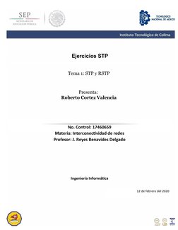 Ejercicios STP | PDF