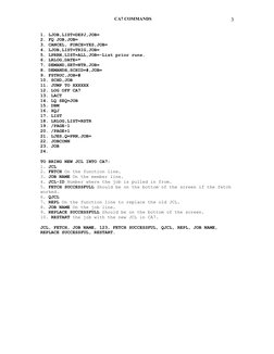 CA7 Command Reference Guide | PDF | Office Equipment | Computing
