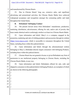 6 
COMPLAINT FOR DAMAGES AND EQUITABLE RELIEF 
1 
2 
3 
4 
5 
6 
7 
8 
9 
10 
11 
12 
13 
14 
15 
16 
17 
18 
19 
20 
21 
2