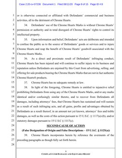 8 
COMPLAINT FOR DAMAGES AND EQUITABLE RELIEF 
1 
2 
3 
4 
5 
6 
7 
8 
9 
10 
11 
12 
13 
14 
15 
16 
17 
18 
19 
20 
21 
2