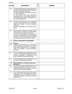 Glp Checklist.pdf GLP Compliance Audit Checklist | PDF | Quality Assurance | Laboratories