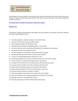 Understanding Modifiers: Errors & Corrections | PDF | Phrase | Clause