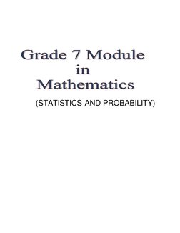 Grade 7 Statistics and Probability Module | PDF | Mode (Statistics ...