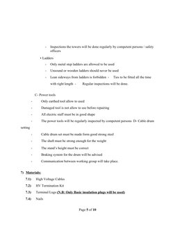 HV Cable Termination Method Statement | PDF | Wire | Electrical Connector
