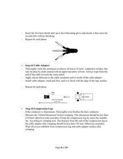HV Cable Termination Method Statement | PDF | Wire | Electrical Connector