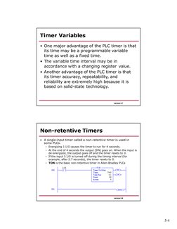 PLC Timer Functions and Applications | PDF | Timer | Programmable Logic ...