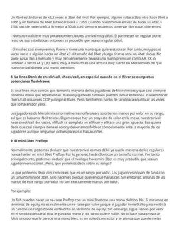 Un 4bet estándar es de x2,2 veces el 3bet del rival. Por ejemplo, alguien sube a 3bb, otro hace 3bet a
10bb y un tamaño de 4b