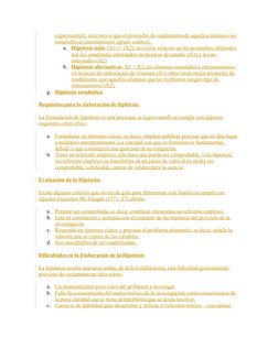 experimental), será mayor que el promedio de rendimiento de aquellos alumnos no 
sometidos al entrenamiento (grupo control).