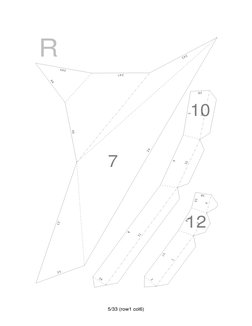 5/33 (row1 col6)
7
10
12
R
38
55
4
1
57
2
3
58
26
23
25
265
64
263
66
267
5
33
28
6
32
8
34
31
73
75
70
