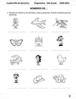 Cuadernillo de Ejercicios 2° Grado | PDF | Naturaleza