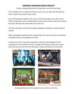 Shoebox Diorama Project Guide | PDF | Home & Garden