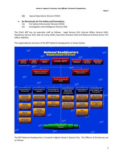 BFP Organizational Structure Overview | PDF | Law Enforcement | Crime ...
