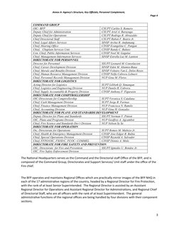 BFP Organizational Structure Overview | PDF | Law Enforcement | Crime ...